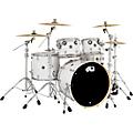 DW DWe Wireless Acoustic-Electronic Convertible 5-Piece Drum Set Bundle With 22" Bass Drum, ... Finish Ply White Marine Pearl