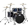 DW DWe Wireless Acoustic-Electronic Convertible 5-Piece Drum Set Bundle Wi... Lacquer Custom Specialty Midnight Blue Metallic