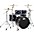 DW DWe Wireless Acoustic-Electronic Convertible 5-Piece Drum Set Bundle Wi... Lacquer Custom Specialty Midnight Blue Metallic