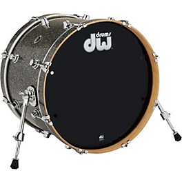 DW DWe Wireless Acoustic/Electronic Convertible Bass Drum 20 x 14 in. Finish Ply Black Galaxy