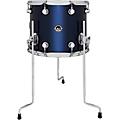 DW DWe Wireless Acoustic/Electronic Convertible Floor Tom with... 14 x 12 in. Lacquer Custom Specialty Midnight Blue Metallic