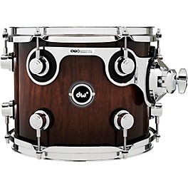 DW DWe Wireless Acoustic/Electronic Convertible Tom with STM 10 x 8 in. Exotic Curly Maple Black Burst