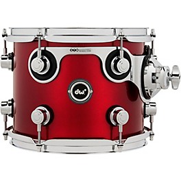 DW DWe Wireless Acoustic/Electronic Convertible Tom with STM 10 x 8 in. Lacquer Custom Specialty Black Cherry Metallic