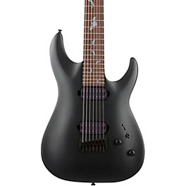 Open Box Schecter Guitar Research Damien-7 7-String Electric Guitar Level 1 Satin Black