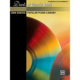 Alfred Dan Coates Popular Piano Library Duets of Classic Rock Intermediate / Late Intermediate Piano Book