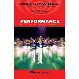 Hal Leonard Danny Elfman Closer Marching Band Level 4 Arranged by Will Rapp