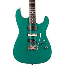 Blemished Fender Custom Shop Dealer Select Stratocaster HST Journeyman Electric Guitar Level 2 Aged Sherwood Green Metalli...