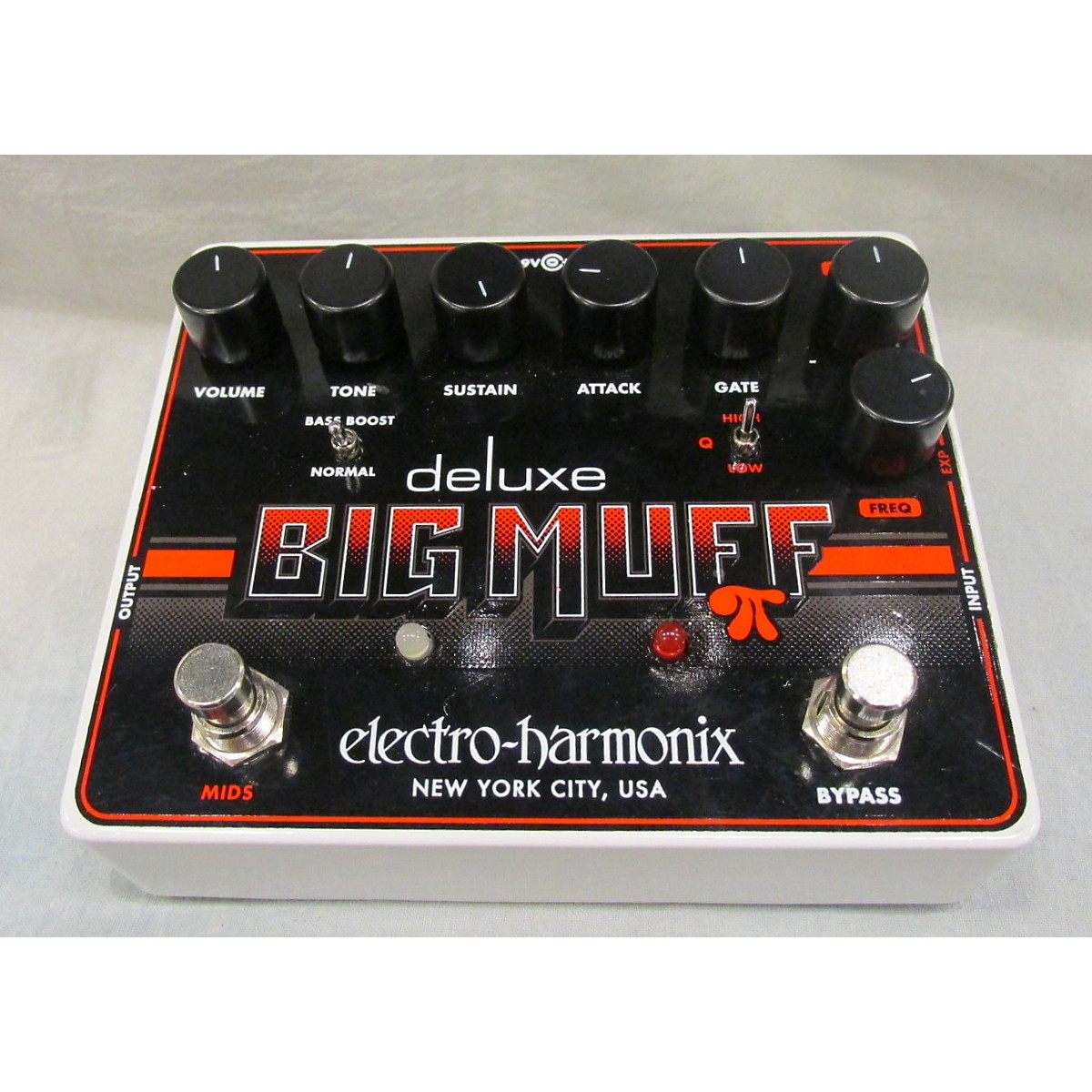 Used ElectroHarmonix Deluxe Bass Big Muff Distortion Bass Effect Pedal