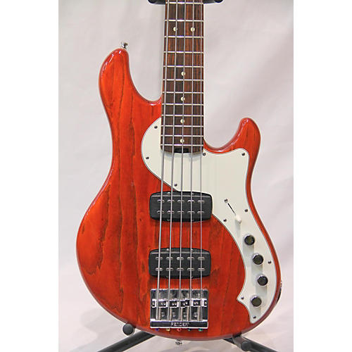Used fender deluxe dimension bass v 5 string electric bass guitar
