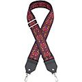Henry Heller Deluxe Jacquard Banjo Strap Red