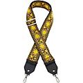 Henry Heller Deluxe Jacquard Banjo Strap Yellow
