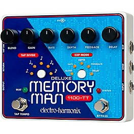 Open Box Electro-Harmonix Deluxe Memory Man 1100-TT Guitar Effects Pedal Level 1