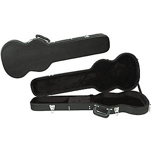 Musician's Gear Deluxe SGS Solid-Guitar-Style Hardshell Case Black 