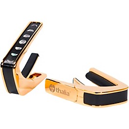 Thalia Deluxe Series Gold Guitar Capo Moon Phases on Pearl