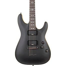 Blemished Schecter Guitar Research Demon-6 Electric Guitar Level 2 Satin Aged Black 197881298326