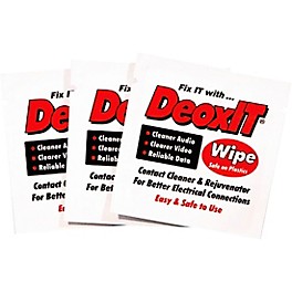 CAIG DeoxIT D-Series Contact Cleaner & Rejuvenator Wipes - 3 pack
