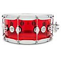 DW Design Series Acrylic Ruby Snare Drum 14 x 6.5 in. Ruby Glass