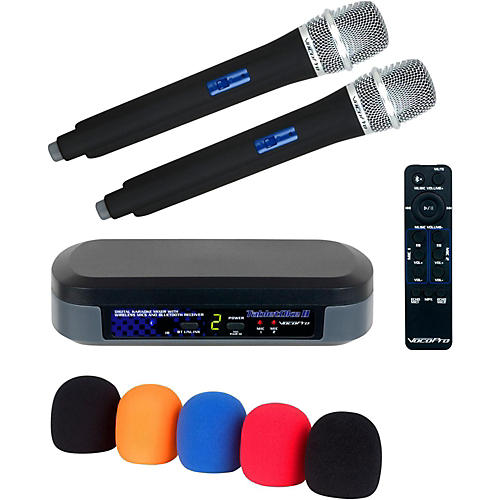 Open Box VocoPro TabletOke II Digital Karaoke Mixer with Wireless Mics