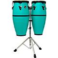 LP Discovery II Series Conga Set With Stand - 10 and 11 in. Sea Foam
