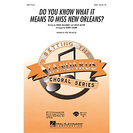 Hal Leonard Do You Know What It Means to Miss New Orleans SSA arranged by Kirby Shaw