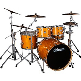 ddrum Dominion Birch 5-Piece Shell Pack With Ash Veneer Gloss Natural