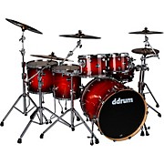 Dominion Birch 6-Piece Shell Pack With Ash Veneer Red Burst