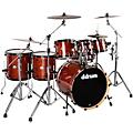 ddrum Dominion Birch 7-Piece Shell Pack - Inferno Red Pearl
