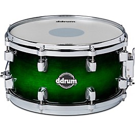 ddrum Dominion Birch Snare Drum With Ash Veneer 13 x 7 in. Green Burst