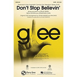 Cherry Lane Don't Stop Believin' (Featured In The Fox TV Series Glee) SATB