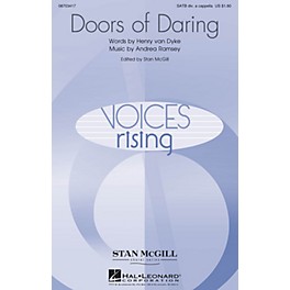 Hal Leonard Doors of Daring (Stan McGill Choral Series) SATB DV A Cappella composed by Andrea Ramsey