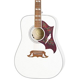 Blemished Epiphone Dove Studio Limited-Edition Acoustic-Electric Guitar Level 2 Alpine White 197881131050