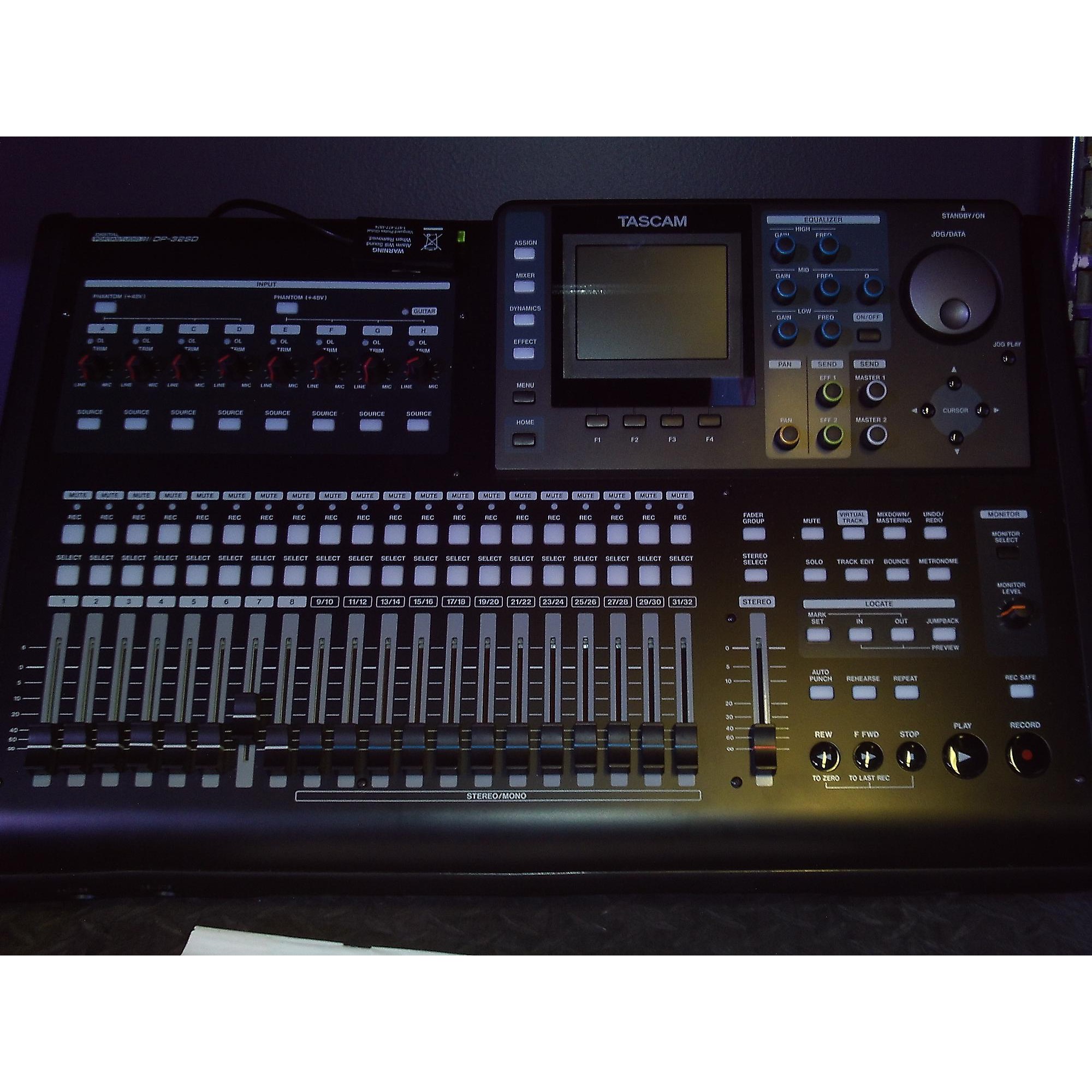 Used Tascam Dp32sd MultiTrack Recorder Guitar Center