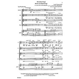 Transcontinental Music Dremlen Feygl (Birds Are Drowsing) SATB arranged by Joshua Jacobson
