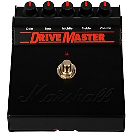 Open Box Marshall Drivemaster Overdrive Effects Pedal Level 1 Black