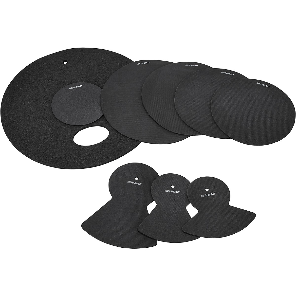 Ahead Drum Silencer Pack with Cymbal and Hihat Mutes 12, 13, 14, 16