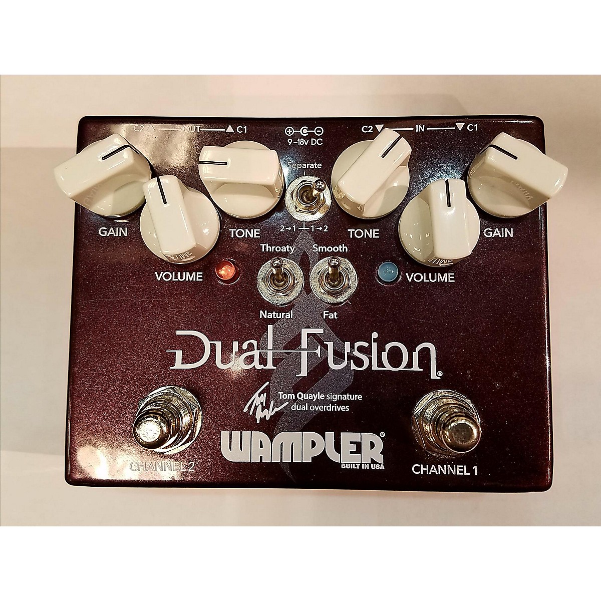 Used Wampler Dual Fusion Tom Quayle Signature Overdrive Effect Pedal