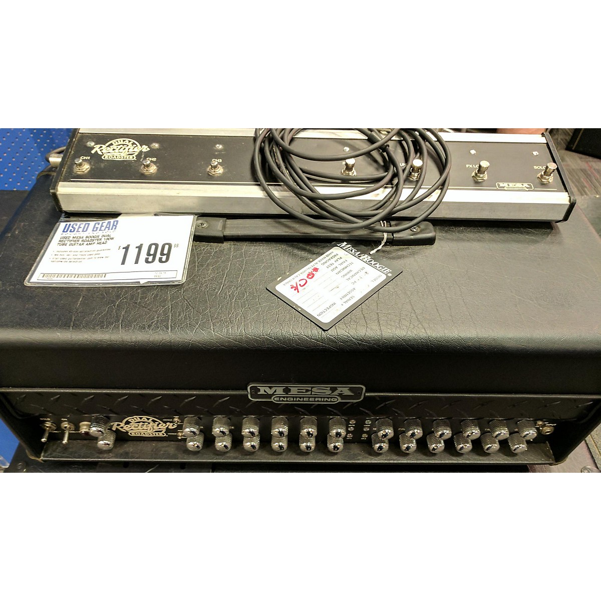 Used Mesa Boogie Dual Rectifier Roadster 100W Tube Guitar Amp Head