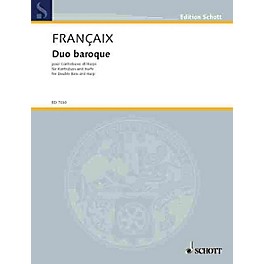 Schott Duo Baroque Schott Series Composed by Jean Françaix