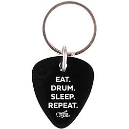 Guitar Center EAT. DRUM. SLEEP. REPEAT. Guitar Pick Keychain
