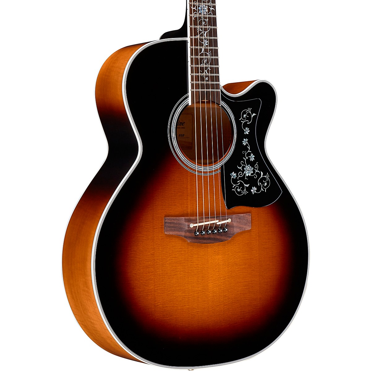 Takamine EF450C Thermal Top AcousticElectric Guitar Brown Sunburst