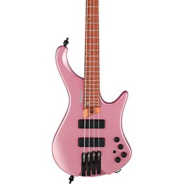 Open Box Ibanez EHB1000S 4-String Ergonomic Headless 30" Short Scale Bass Guitar Level 1 Pink Gold Metallic Matte