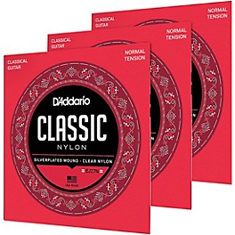 D'Addario EJ27N-3D Normal Tension Classical Guitar Strings 3-Pack