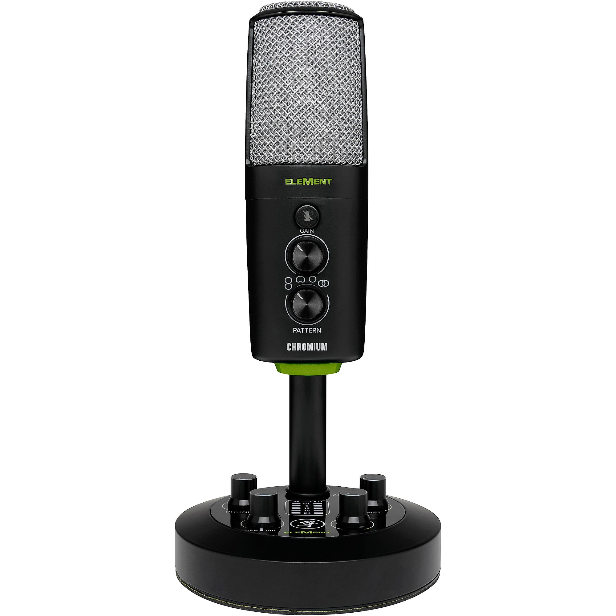 Mackie EMCHROMIUM Premium USB Condenser Microphone with Builtin 2