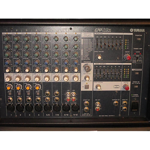 Used Yamaha EMX312SC Powered Mixer Guitar Center
