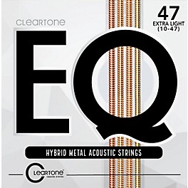 Cleartone EQ - Hybrid Metal Series Light Acoustic Guitar Strings (12-53)