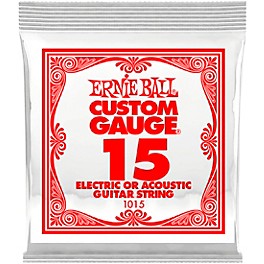 Ernie Ball ERNIE BALL 1015 .015GA SNGL ELEC STR