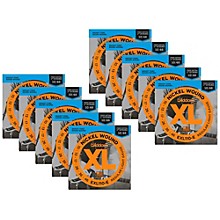 D'Addario EXL110-E Bonus Pack: Light Electric Guitar Strings With 10 Bonus High E Strings (10-46) 10-Pack