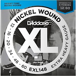 D'Addario EXL148 Nickel-Wound, Drop C Tuning Electric Guitar Strings