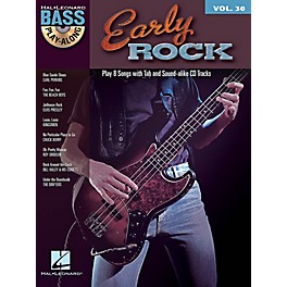 Hal Leonard Early Rock - Bass Play-Along Series Volume 30 Book/CD