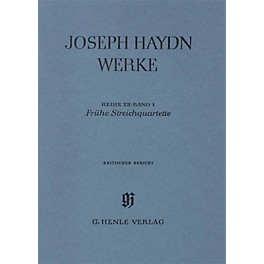 G. Henle Verlag Early String Quartets Henle Edition Series Hardcover